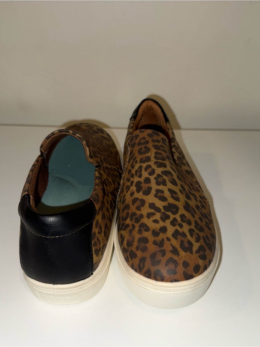 Dr. Scholl's Leopard Print Slip-On Sneakers - Brown/Black - Picture 4 of 8